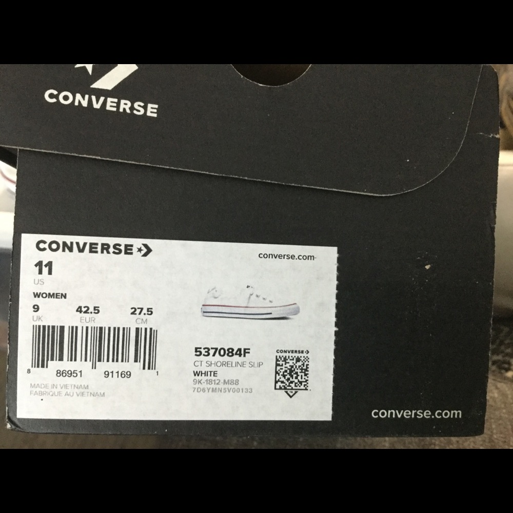 Converse CT Shoreline Slip Chuck Taylors White